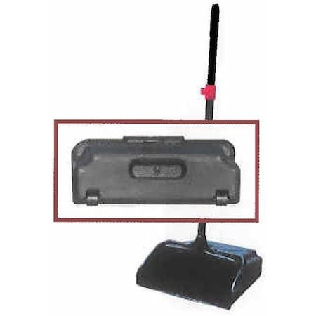 Gordon Brush 12 Lobby Dustpan on Wheels with Handle, PK6 M445170